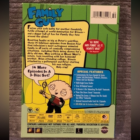 Family Guy Season 4 DVD Set - Picture 2 of 2